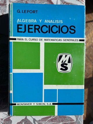 Álgebra y análisis. Ejercicios