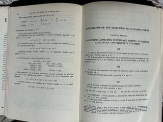 Álgebra y análisis. Ejercicios
