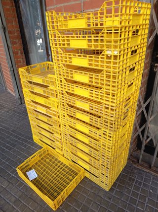 Bandejas Panrico Vintage Amarillas