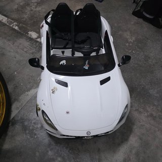 Carrito eléctrico infantil blanco