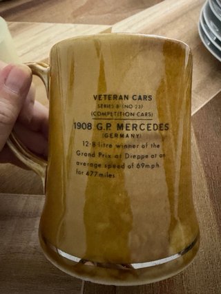 12 Jarras de colección de coches antiguos