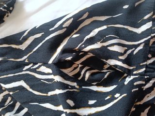 Vestido estampado cebra talla única