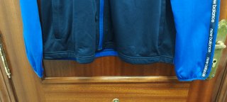 Chaqueta chándal New Balance azul. Talla XL