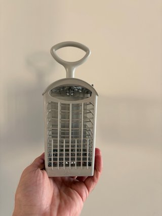 Cesta cubiertos lavavajillas gris