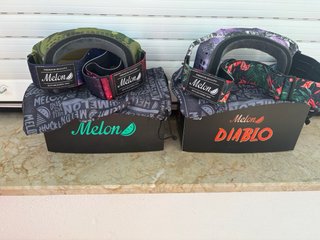Lote de 2 Gafas de esquí/snowboard