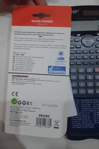 Calculadora Científica MP NUEVA EN SU CAJA Y MANUA