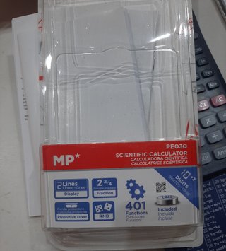 Calculadora Científica MP NUEVA EN SU CAJA Y MANUA