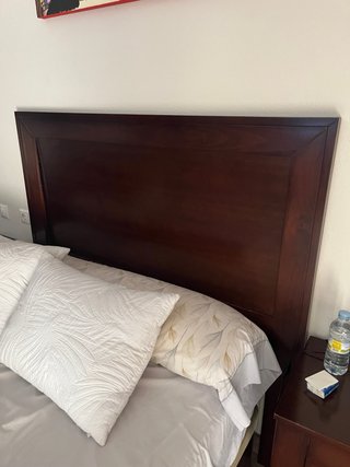 Muebles de matrimonio madera pino oscura