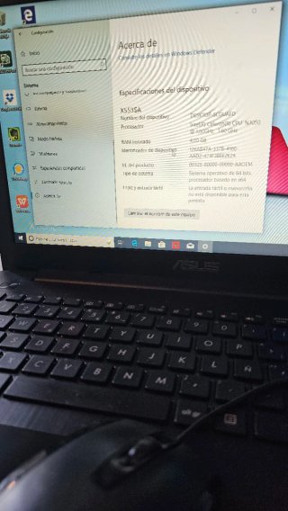 Portátil ASUS F553S Negro