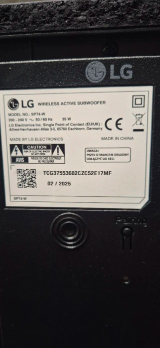 Barra de Sonido LG Negra