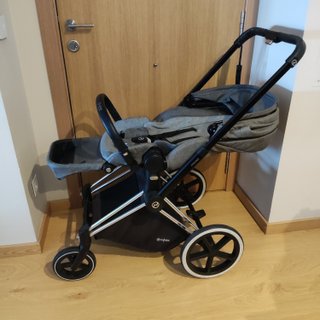 Cybex Priam Silla y Capazo 2 en 1 Cromado