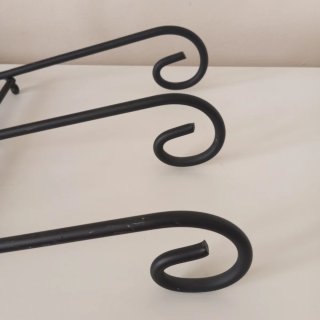 Percha metálica diseño elegante