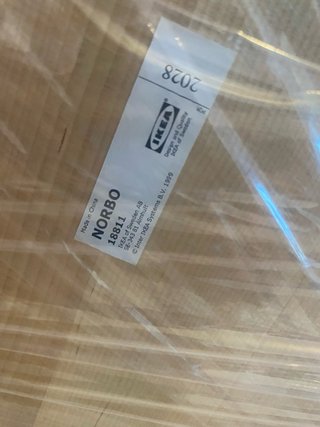 Tavolo pieghevole a parete IKEA NORBO in legno massello