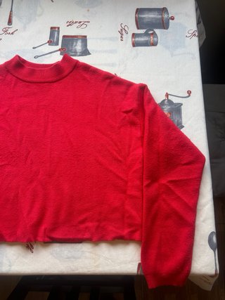 Jersey de invierno rojo