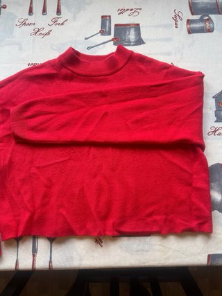 Jersey de invierno rojo