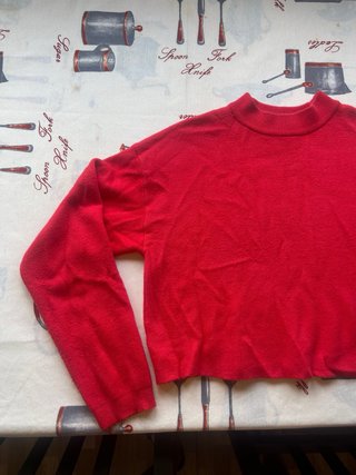 Jersey de invierno rojo