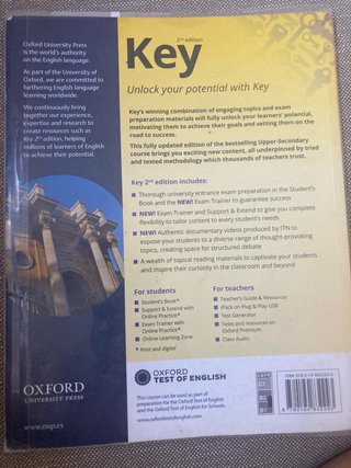 Key Bachillerato 2e 1 Language Work Book Pack (...