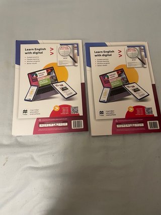 2 libros de inglés