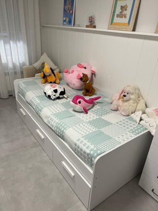 Cama nido 90x190 con 3 cajones