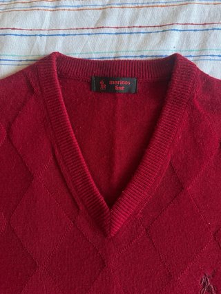 Jersey Merino 2YK Rombo Rojo