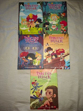 Libros Princesas dragón.