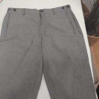 Pantalón cuadros gris talla 40 hombre