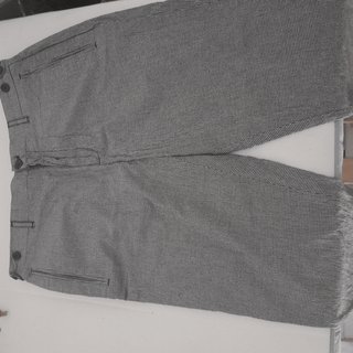 Pantalón cuadros gris talla 40 hombre