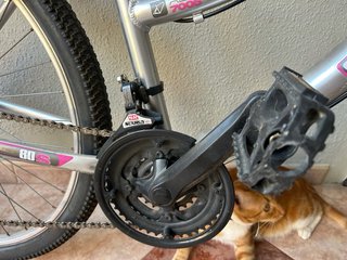 Bicicleta Montaña Mujer 26” Plata/Rosa