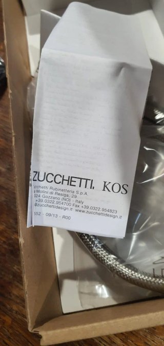 Grifo Bide Negro Mate Zucchetti