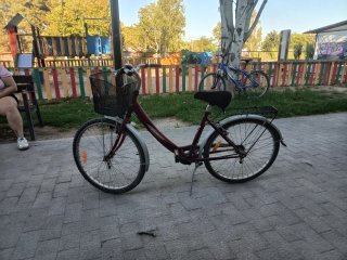 Bicicleta Vintage con Cesta