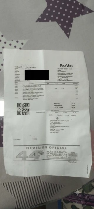 Neumático Feu Vert 225/50 R17 98V XL (Como nuevo)