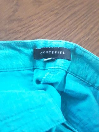 Cortefiel Pantalón Corto Teal