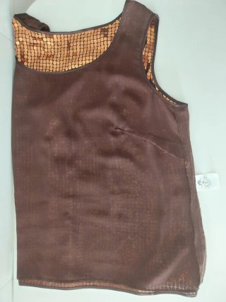 Top de lentejuelas Elena Miró