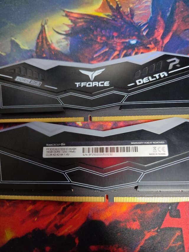 T-FORCE DDR5 32GB 7200MHz RAM