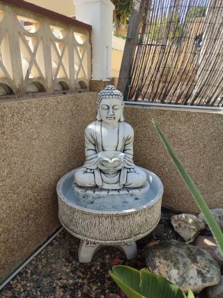 Fuente de buda, fuente de jardín, fuente de agua