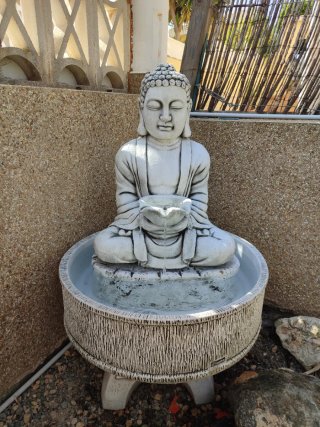 Fuente de buda, fuente de jardín, fuente de agua