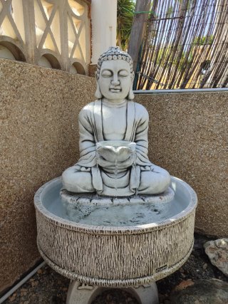 Fuente de buda, fuente de jardín, fuente de agua