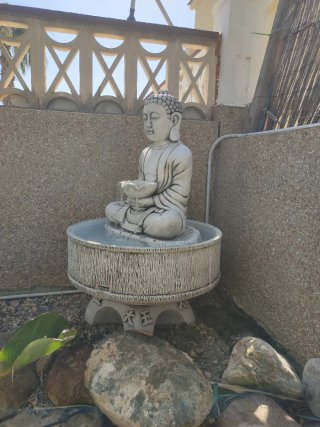 Fuente de buda, fuente de jardín, fuente de agua