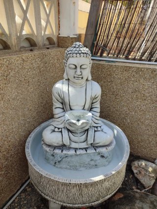 Fuente de buda, fuente de jardín, fuente de agua