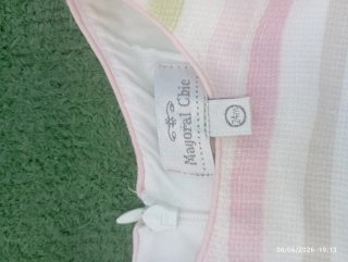 Vestido de tirantes Mayoral rayas colores