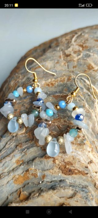 Pendientes de Aguamarinas