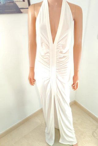 Vestido Victoria Beckhampara Mango