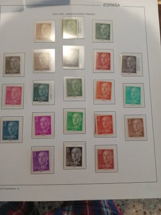 COLECCIÓN DE ESPAÑA 1955 A 1994 CON 6 ALBUMS
