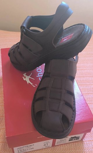 Sandalias Fluchos Hombre Marrones