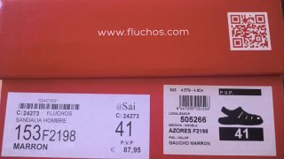 Sandalias Fluchos Hombre Marrones
