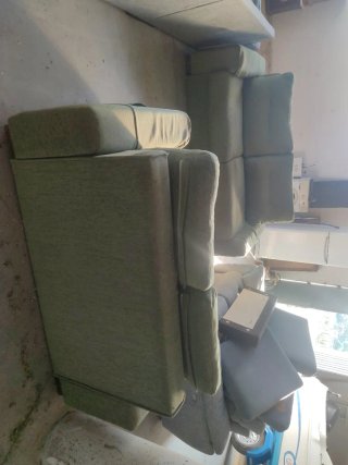 Sofá Cama Verde y sofá dos plazas