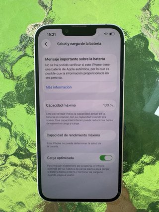 iPhone 13 128GB Blanco + Caja y Cargador