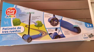 Patinete infantil 3 ruedas azul