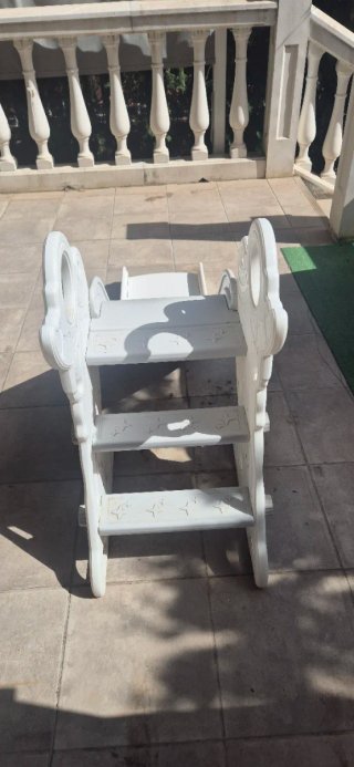 Tobogán infantil blanco