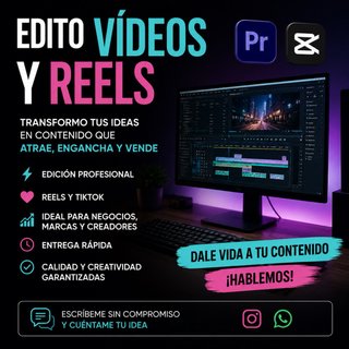 editor de videos y de contenido